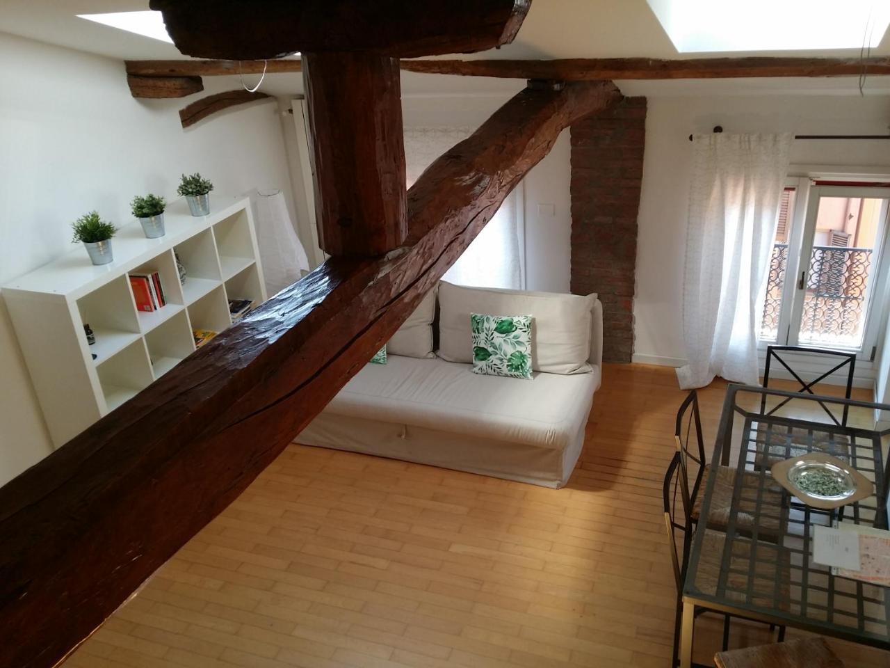 Apartmán Mansarda Santa Margherita Boloňa Exteriér fotografie